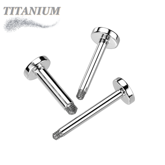 Titanium External Thread Labrets (Posts Only)