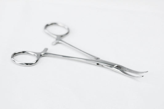 Micro Thin Dermal Anchor Forceps (2mm hole)